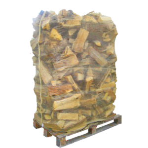 Palet de madera para estufa de leña.